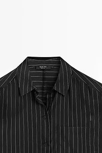 Striped shirt flowing fabric - STUDIO