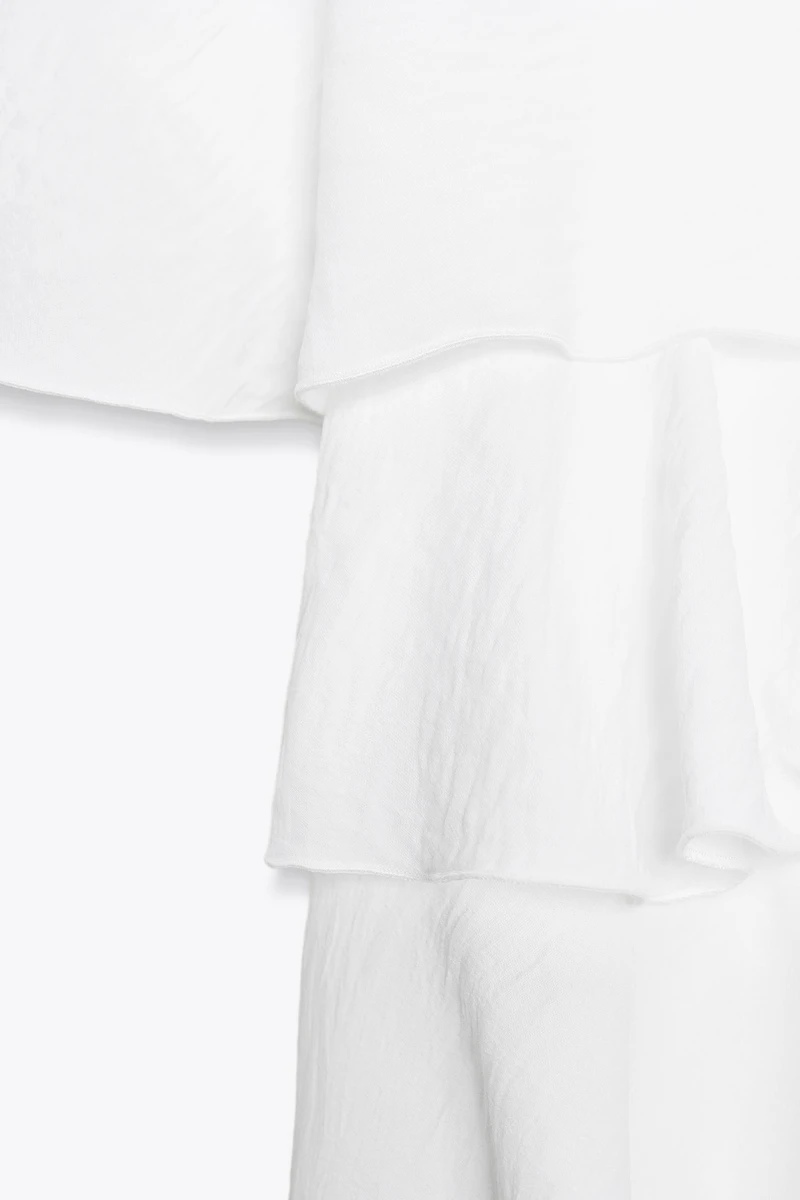 RUFFLED CAPE TOP