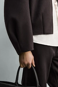 BOXY FIT WOOL JACKET