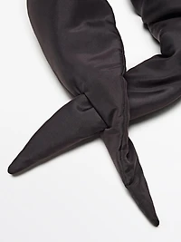 Quilted 100% silk bandana