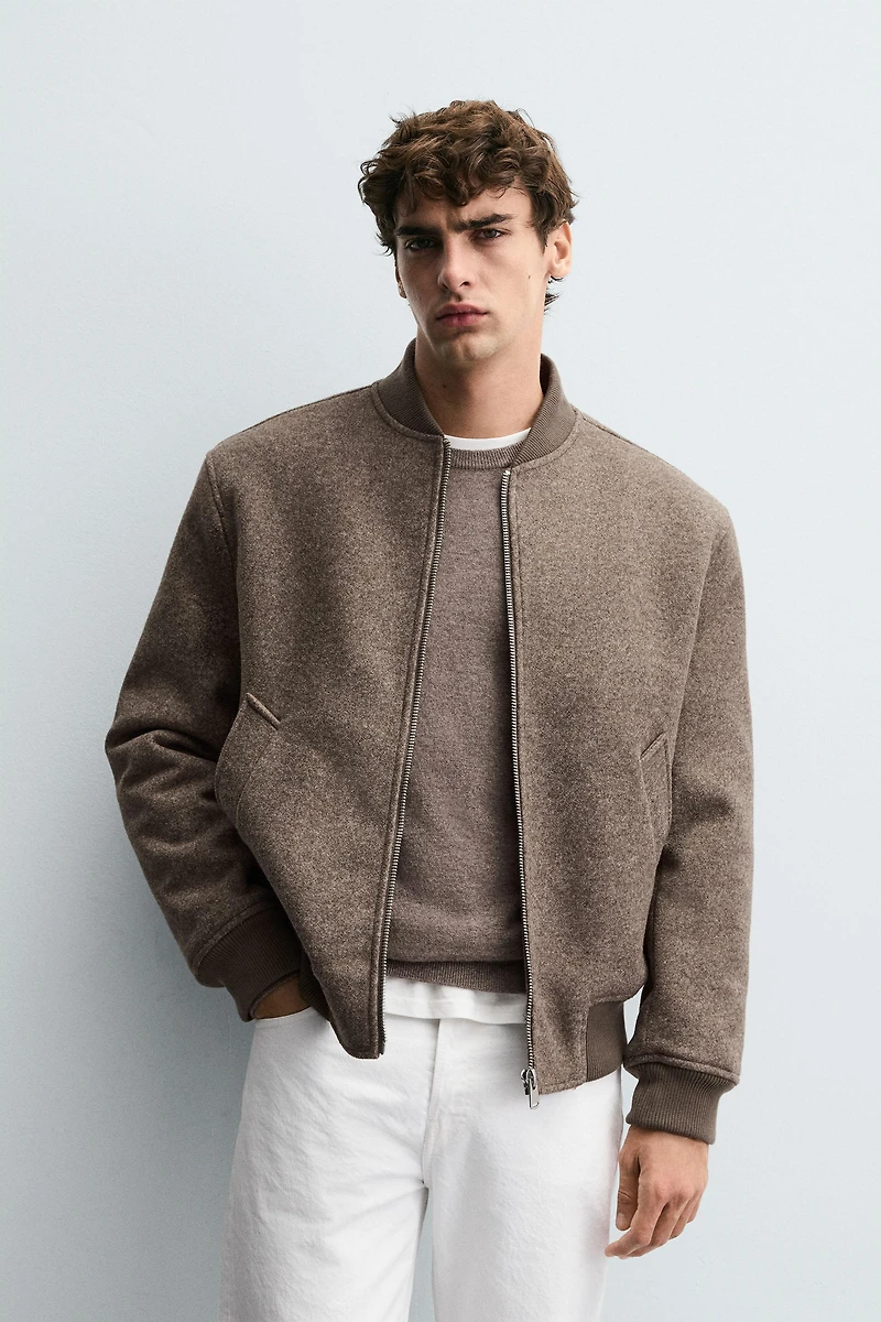 COMBINATION BOMBER JACKET