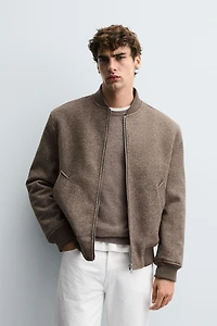 COMBINATION BOMBER JACKET