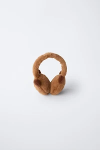 CAPYBARA FAUX FUR EAR MUFFS