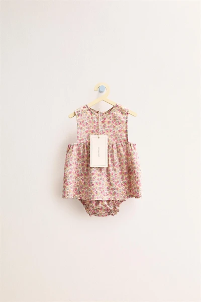 ZARA TIMELESS - FLORAL LINEN SET