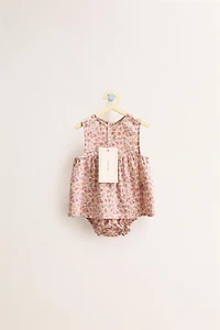 ZARA TIMELESS - FLORAL LINEN SET