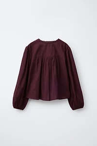 CHEMISE ROMANTIQUE STRUCTURÉE