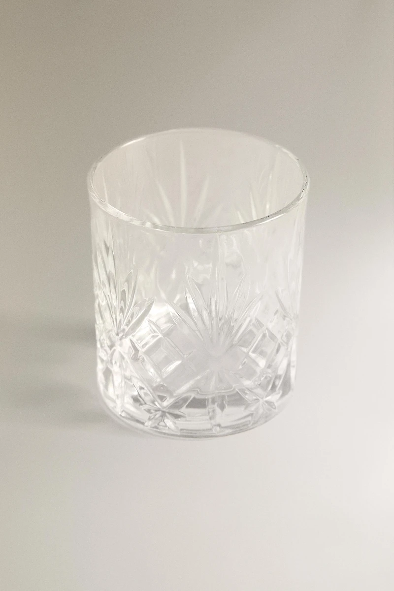 ENGRAVED CRYSTALLINE SHOT GLASS