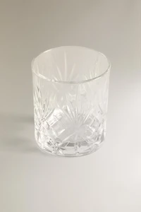 ENGRAVED CRYSTALLINE SHOT GLASS