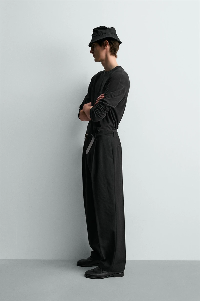 RELAXED FIT COTTON - LINEN BLEND T-SHIRT LIMITED EDITION