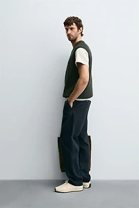 PURL KNIT VEST