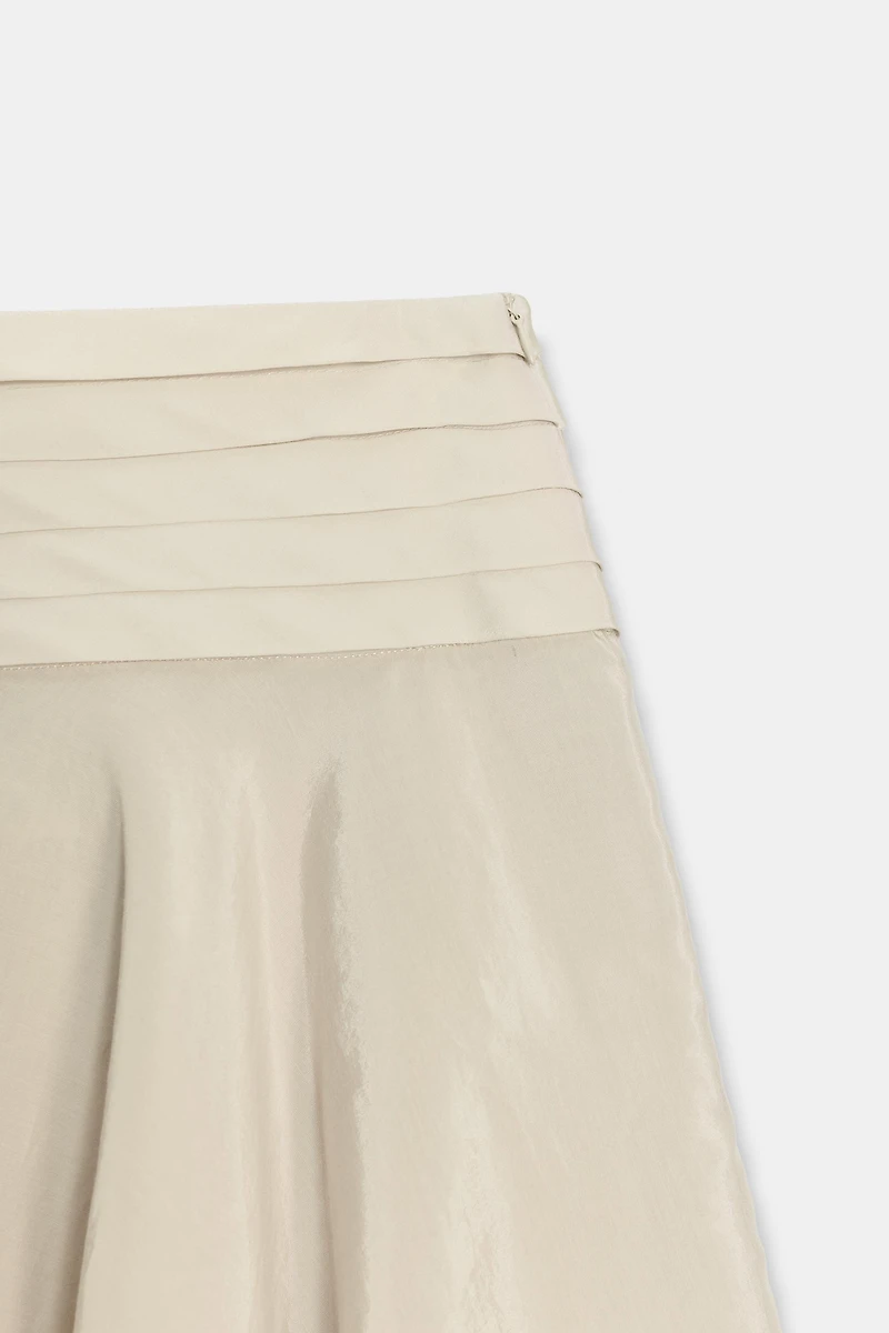 ASYMMETRIC RUFFLED SKIRT ZW COLLECTION