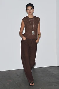 RIBBON KNIT TOP