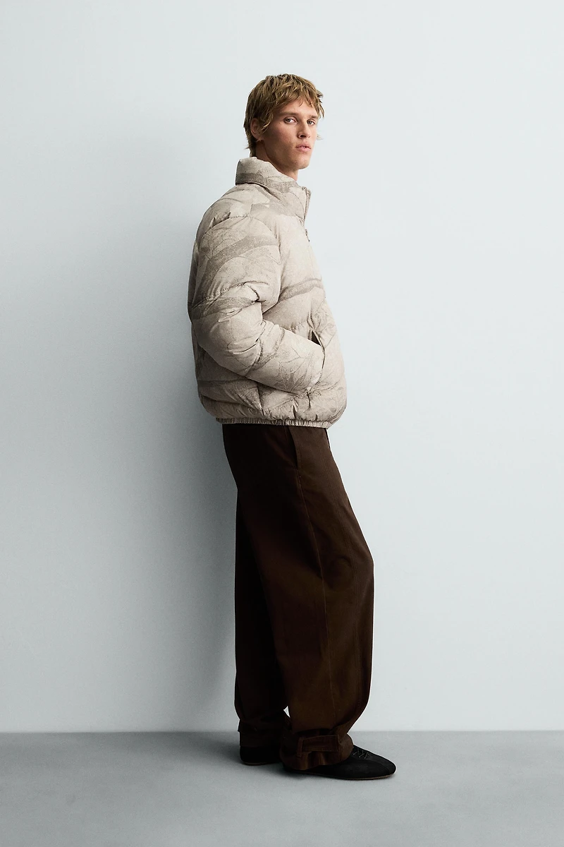 VESTE MATELASSÉE IMPRIMÉ ABSTRAIT