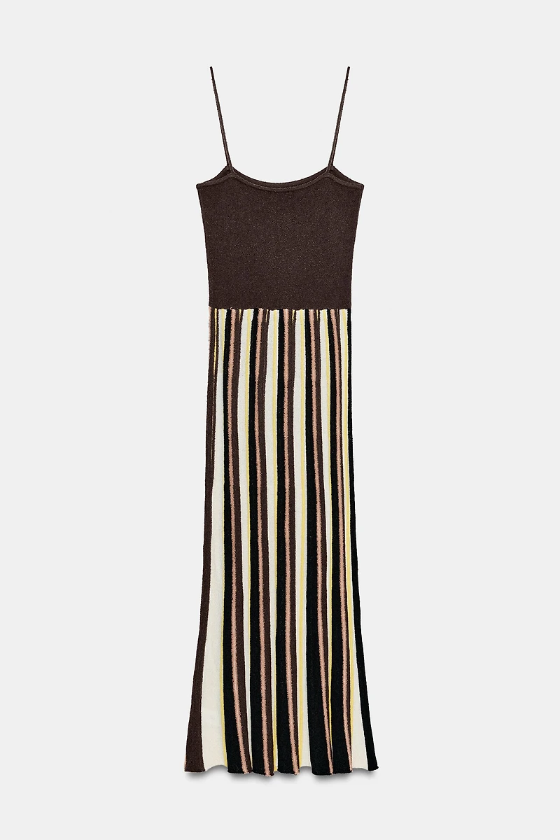 ROBE RUSTIQUE À RAYURES