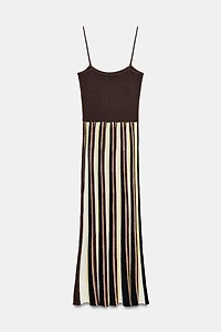 ROBE RUSTIQUE À RAYURES