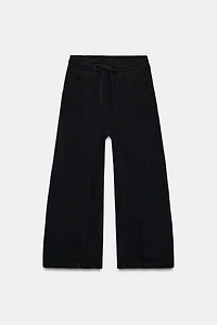 WASHED EFFECT FLEECE PANTS
