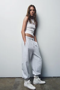 EMBROIDERED TEXT TOP