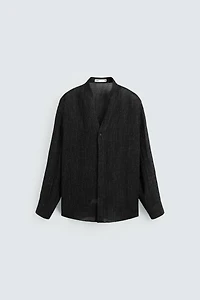 CHEMISE STRUCTURÉE SEMI-TRANSPARENTE