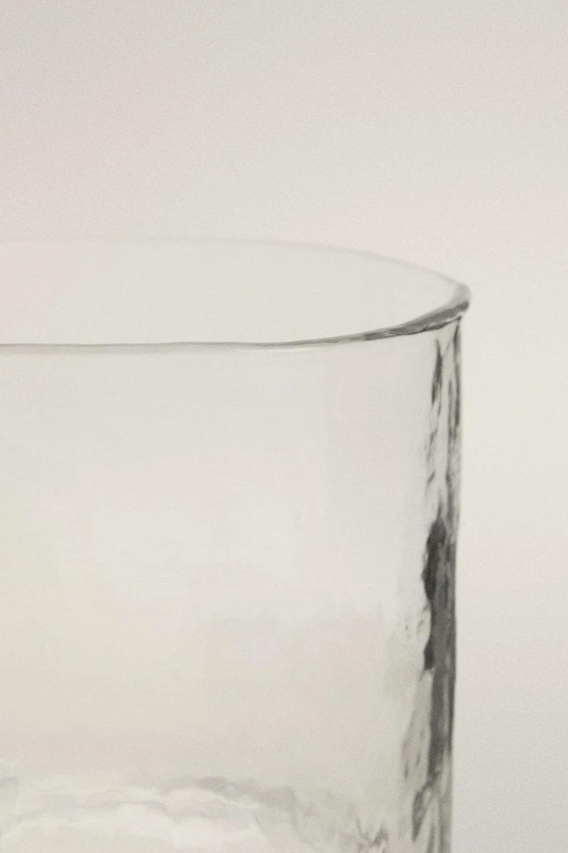 GOBELET VERRE MARTELÉ