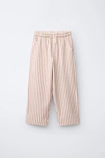 RELAXED STRIPED PANTS