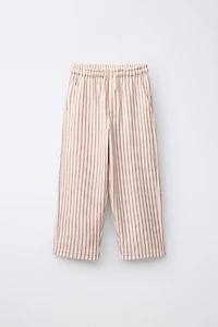 RELAXED STRIPED PANTS