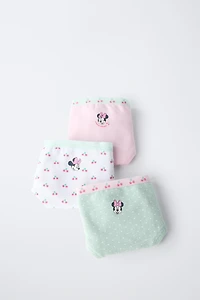 2-6 YEARS/ THREE PACK OF MINNIE MOUSE © DISNEY UNDERWEAR