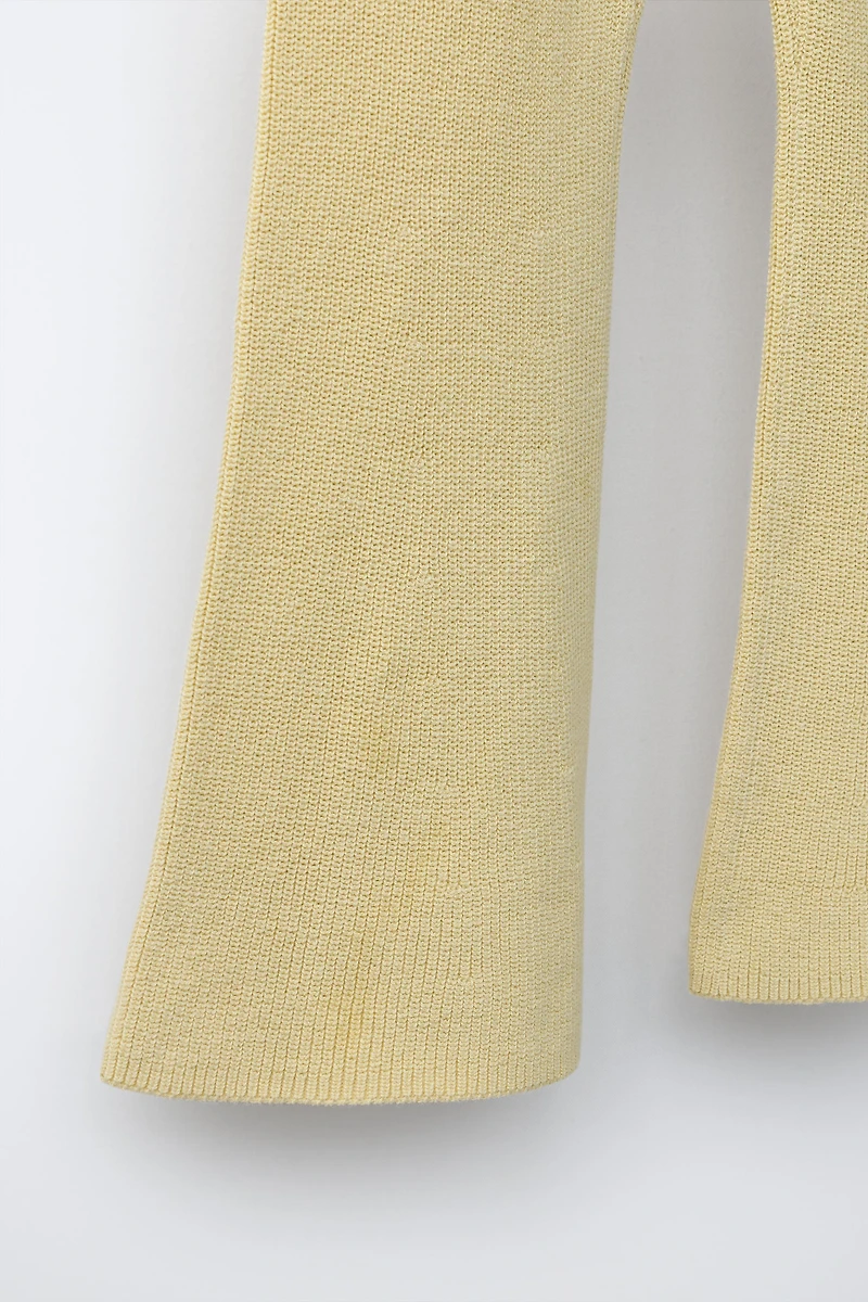 FLARE KNIT PANTS