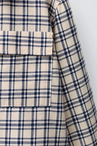 PLAID EMBROIDERED SHIRT