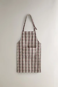 CHRISTMAS HEARTS PATTERN APRON