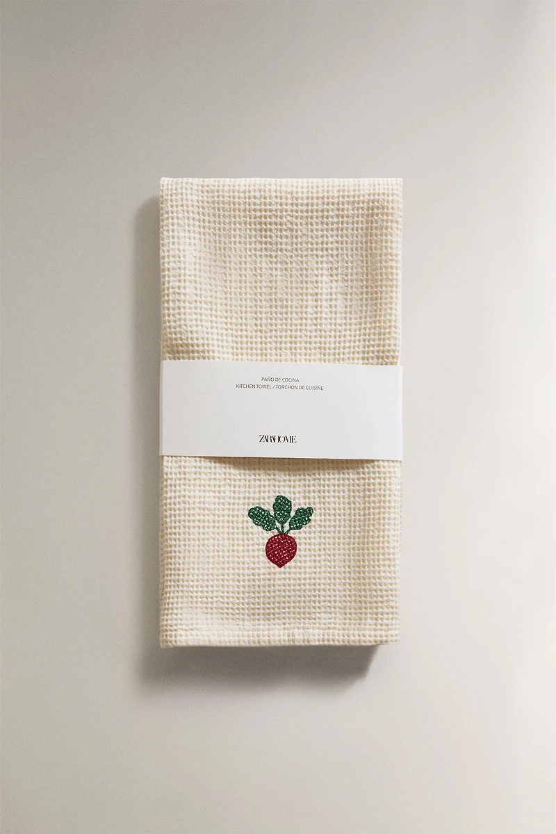 WAFFLE KITCHEN TOWEL (PACK OF 2)