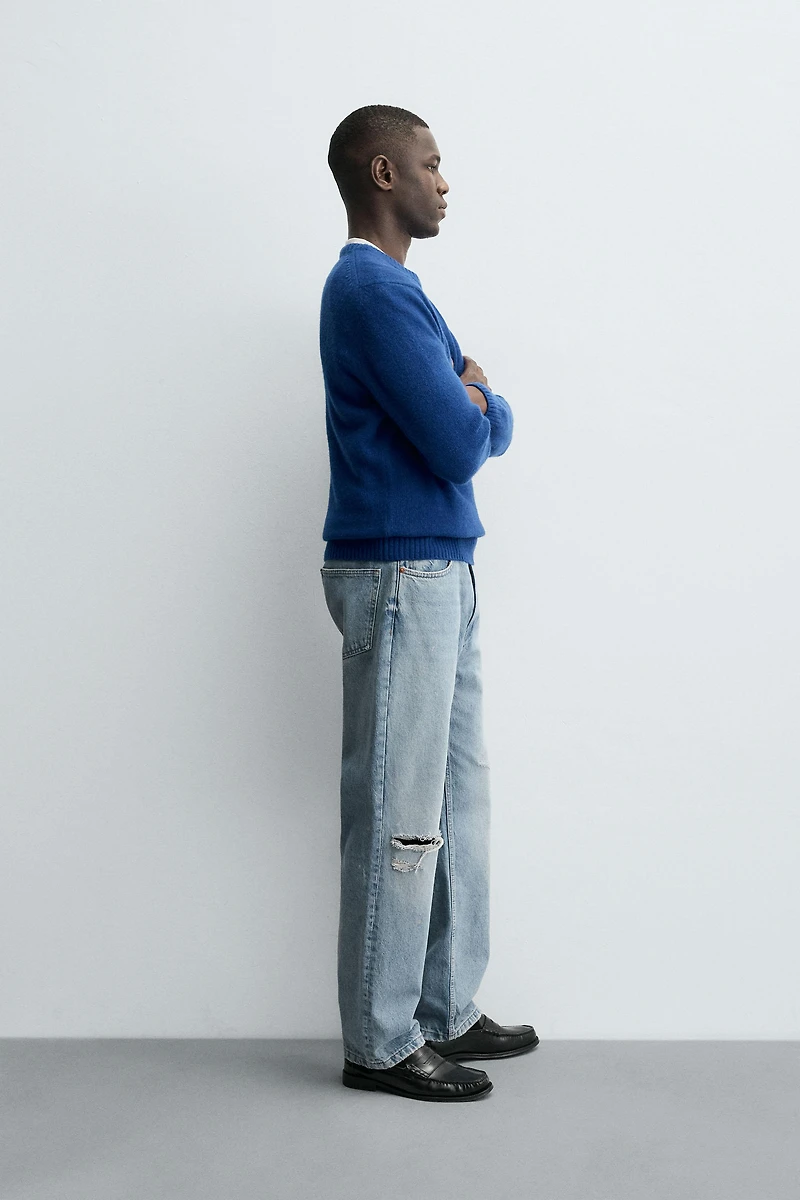 PULL REGULAR FIT EN MÉLANGE DE LAINE