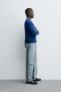 PULL REGULAR FIT EN MÉLANGE DE LAINE