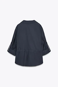 POPLIN SAFARI SHIRT