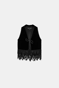 COMBINATION VELVET VEST ZW COLLECTION LIMITED EDITION