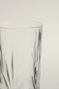 TALL TUMBLER WITH RAISED DESIGN