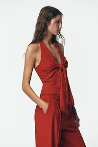 GILET HALTER NŒUD