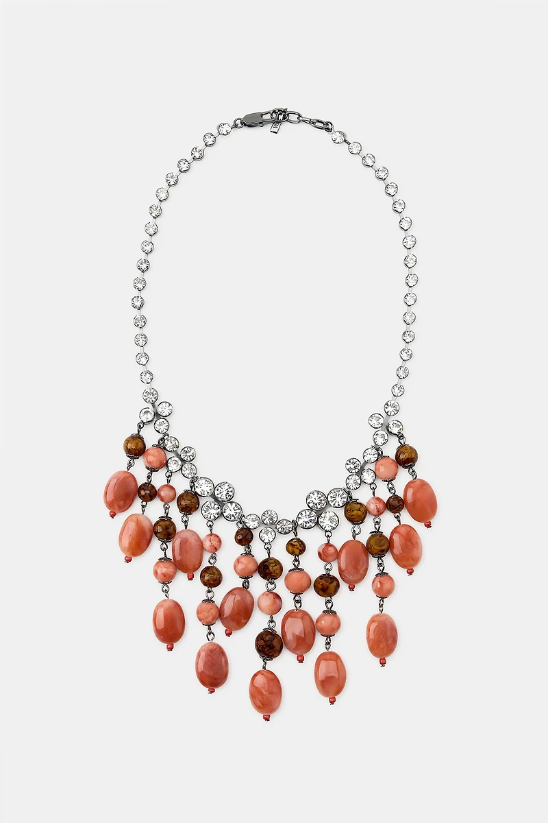 WATERFALL JEWEL STONE NECKLACE