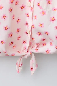 KNOT PRINT SHIRT