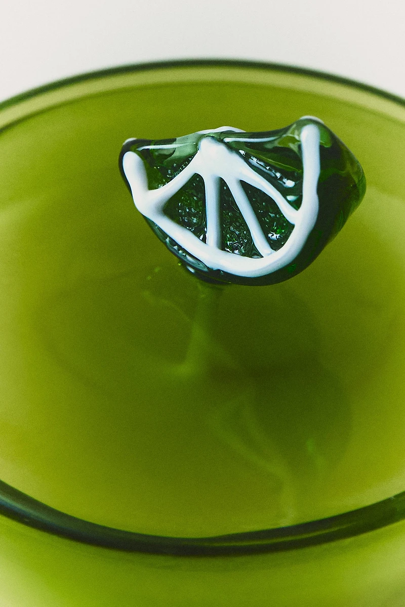 G) LIME & PEPPERMINT SCENTED CANDLE