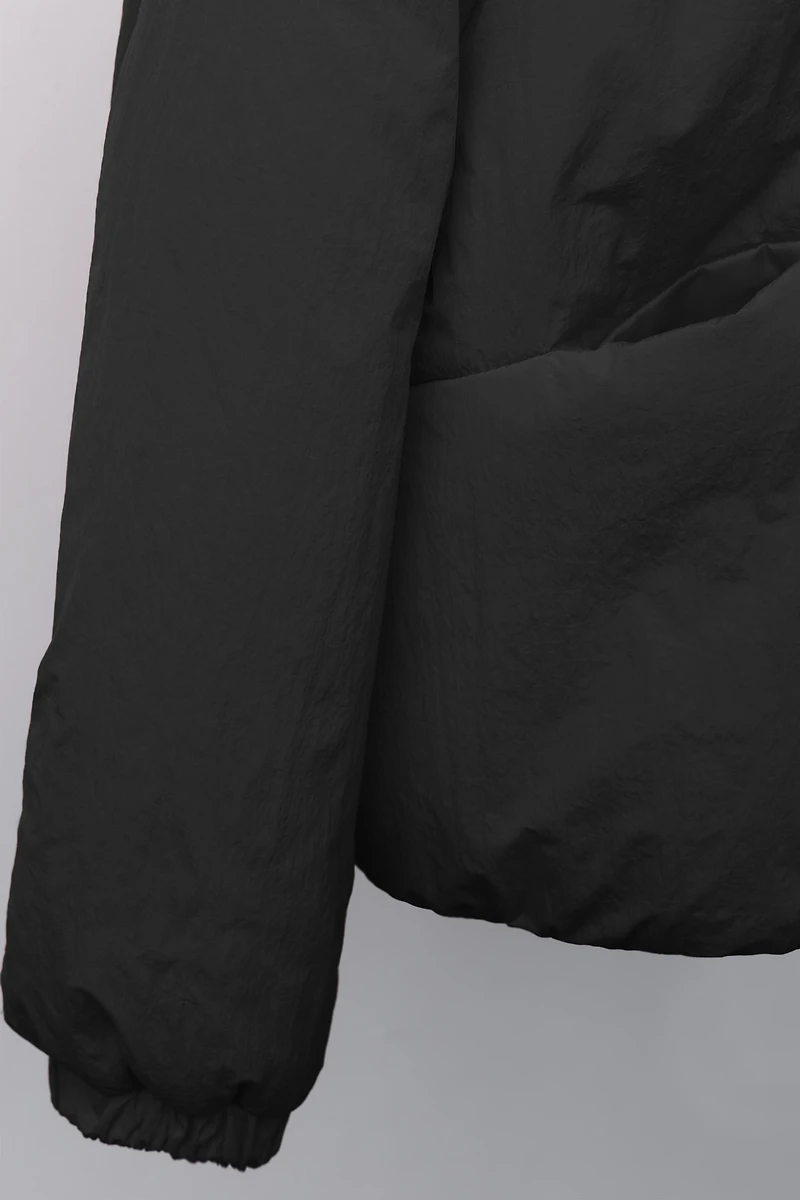 HOODED QUILTED JACKET