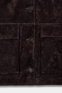 100% LEATHER SUEDE JACKET