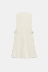STRETCHY KNOTTED CUT OUT MINI DRESS