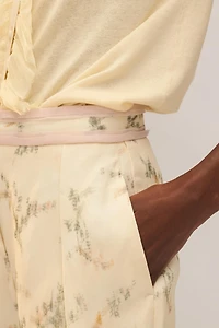 LIMITED EDITION FLORAL PRINT PANTS