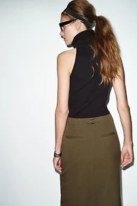 PENCIL MIDI SKIRT