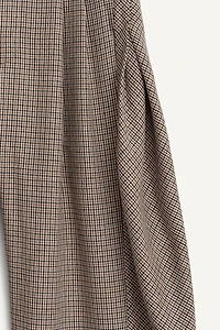 LIMITED EDITION PLAID BALLOON PANTS WITH WOOL