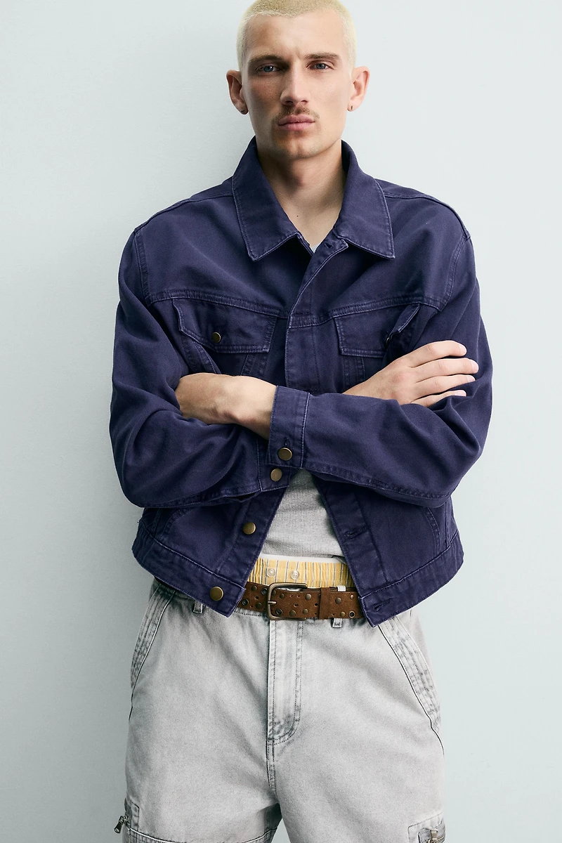 WASHED RELAXED-FIT JACKET