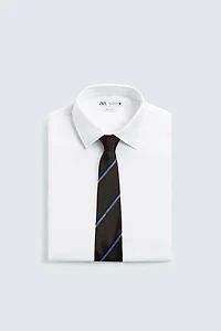 100% SILK STRIPED TIE