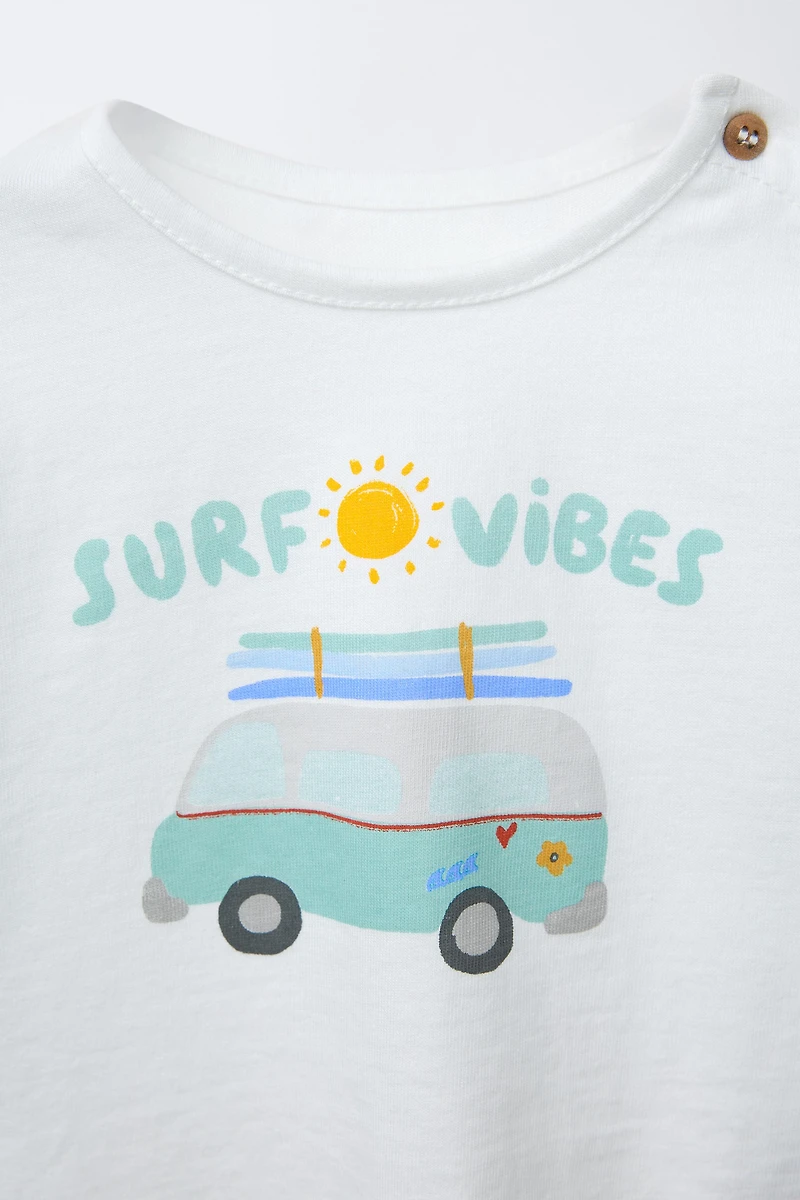 SURF PRINT T-SHIRT