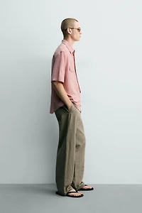 CHEMISE RELAXED FIT EFFET DÉLAVÉ