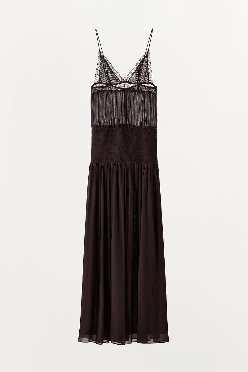 LACE STRAP DRESS